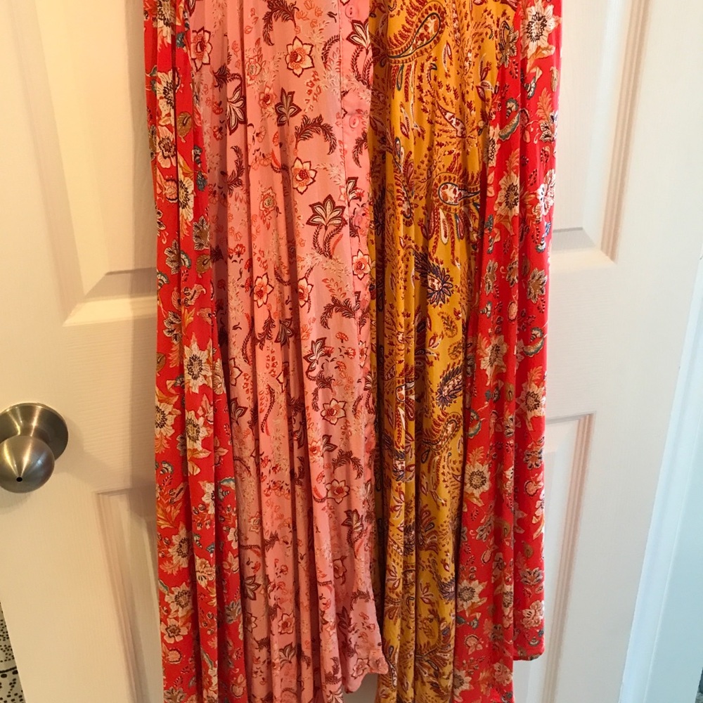 Zara patchwork midi dress sz small - Picture 4 of 7